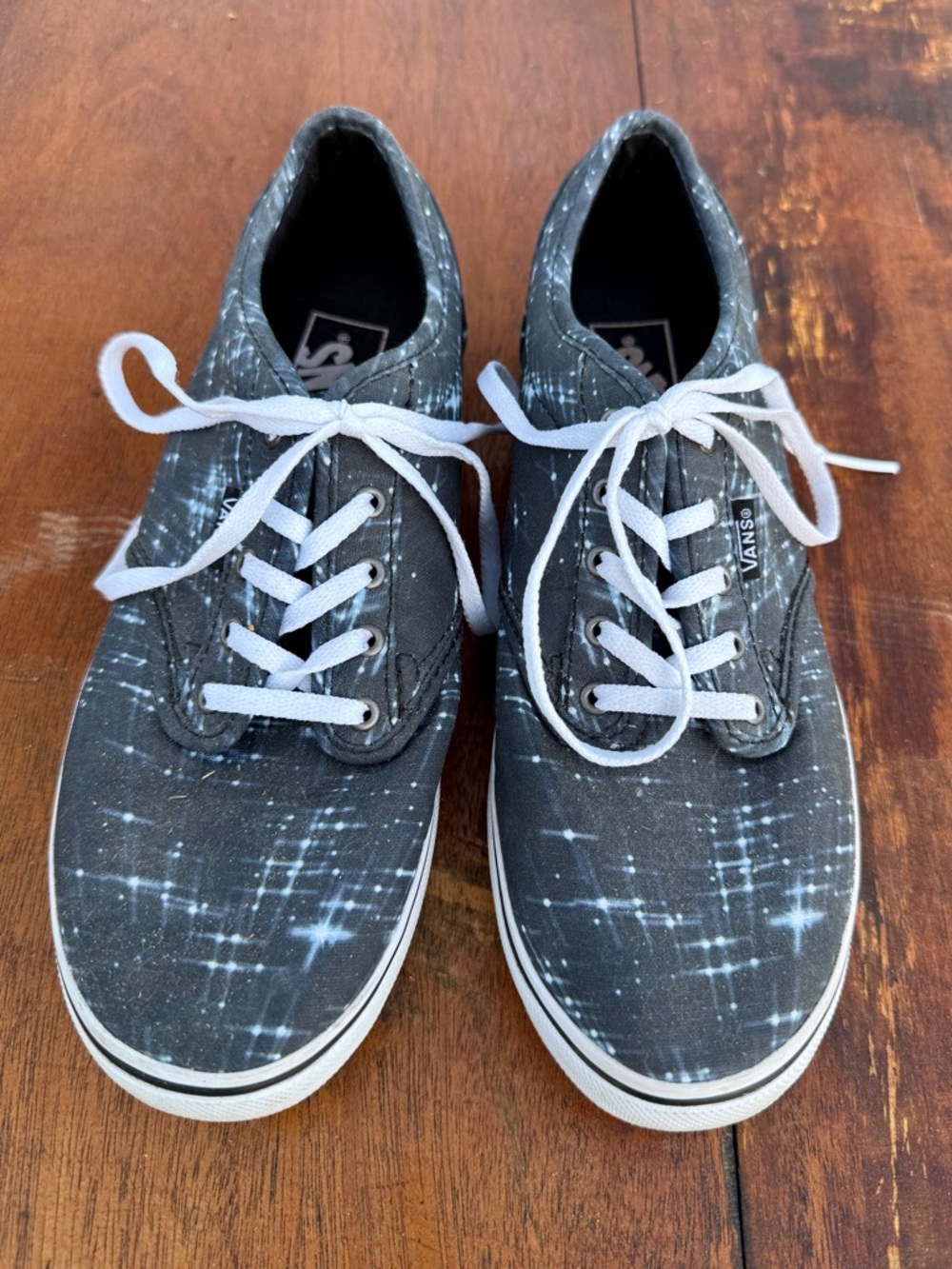 Vans Authentic Low Pro Shooting Stars Sneakers Shoes Women 8.5 Whimsigoth Cosmic